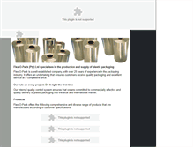 Tablet Screenshot of flexopack.co.za